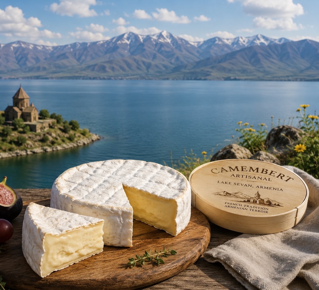 Our dairy on the shores of Lake Sevan